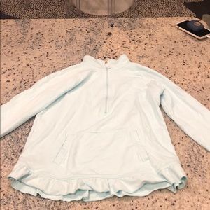 Lily Pulitzer half zip ruffled bottom